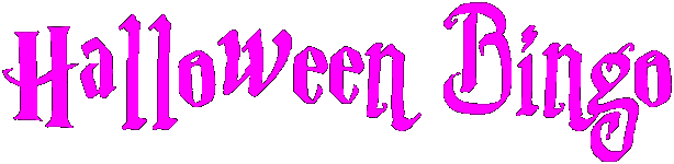 Halloween Bingo